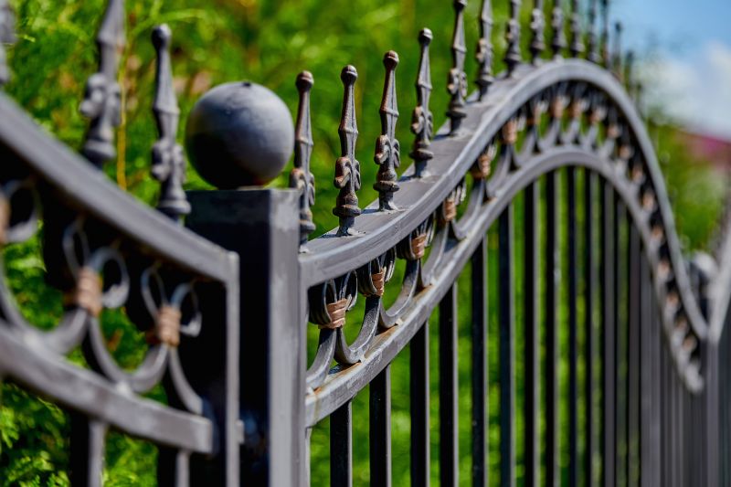 Elegant Iron Fence